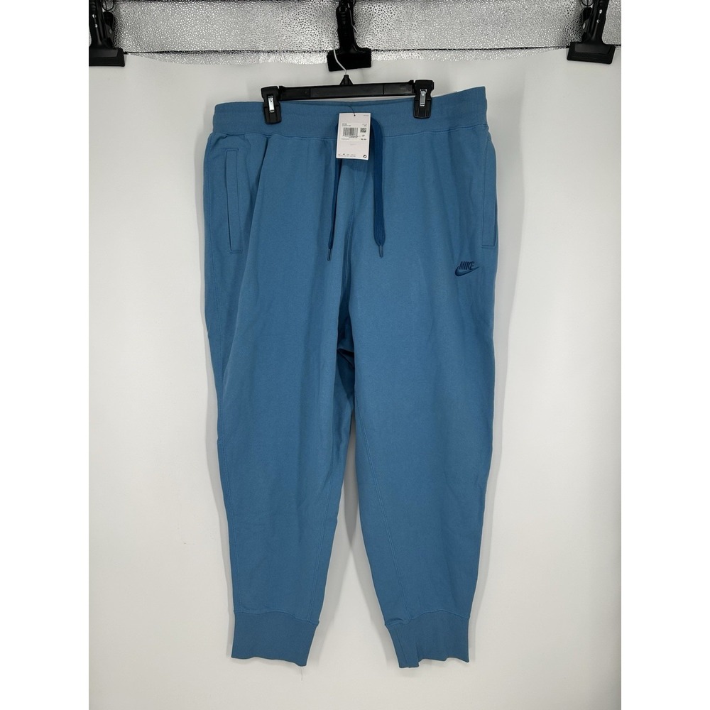 Nike Classic Fleece Joggers Pants Sweatpants DA0019-469 Tapered Blue Mens 3XL‎